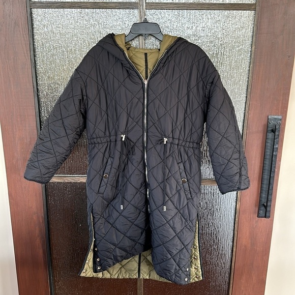 Maje Reversible Quilted Jacket size Large - Picture 11 of 16